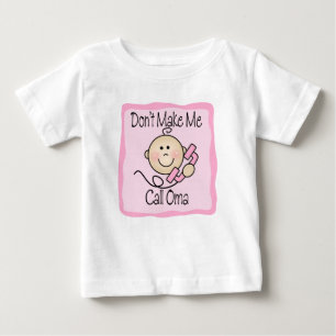 T-shirts Engraçado não me faça a chamada Oma