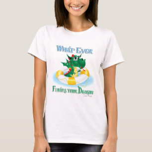 T-shirts Engraçado, O Que Quer Que Influencie O Seu Dragã