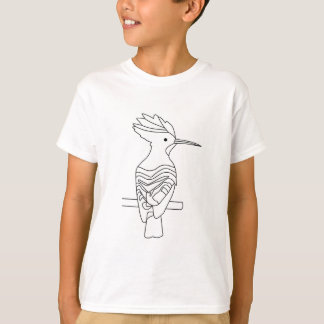 T-Shirts Engraçado para crianças Hoopoe