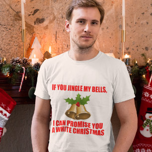 T-shirts Engraçado pegare a linha para o Natal