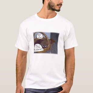 T-shirts Engraçado "por que sou eu neste Handbasket? "