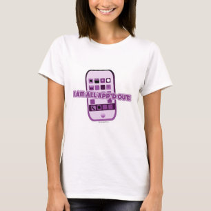T-shirts Engraçado, Todos Aplicados A Cartoon De Celulares 