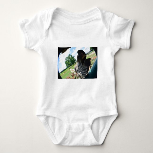 T-shirts Engraçado Zebra (Frente)