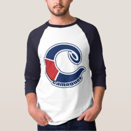 T-SHIRTS ENGRENAGEM CUBANA DO BASEBOL DE CAMAGUEY