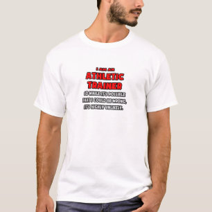 T-shirts Ensinador Atletico Engraçado. Muito improvável