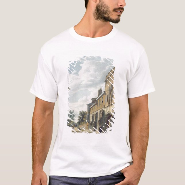 T-shirts Entrada da faculdade de Winchester com Hous do (Frente)