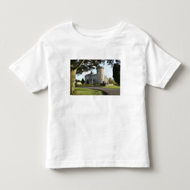 T-shirts Entrada lateral do Castelo Dromoland sem pessoas (Frente)