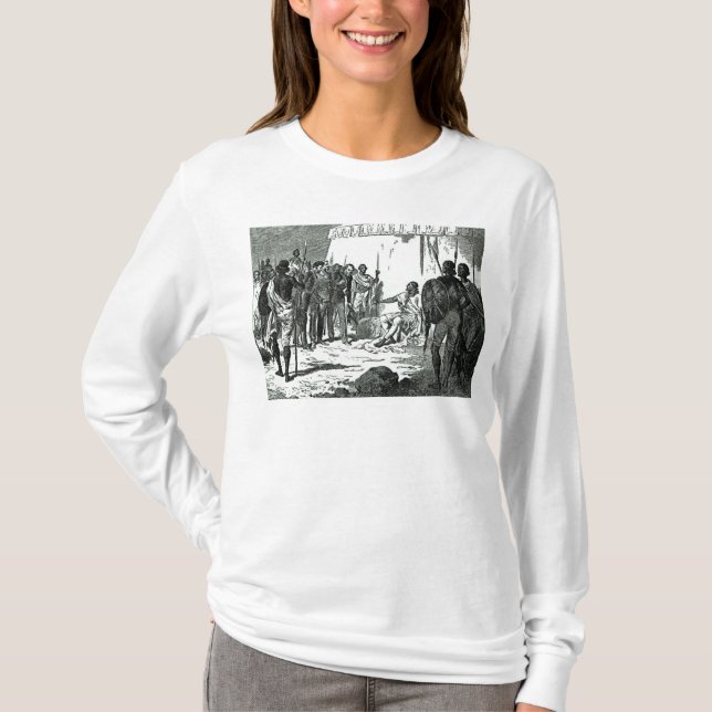 T-shirts Entrevista de Mr.Rassam com rei Theodore (Frente)