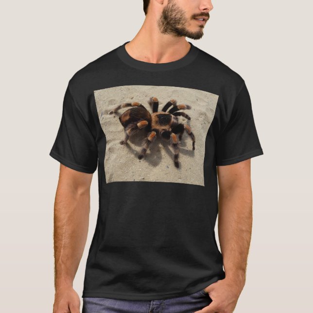 T-shirts Envenenamento tarantula brachypelma vermelho-joelh (Frente)