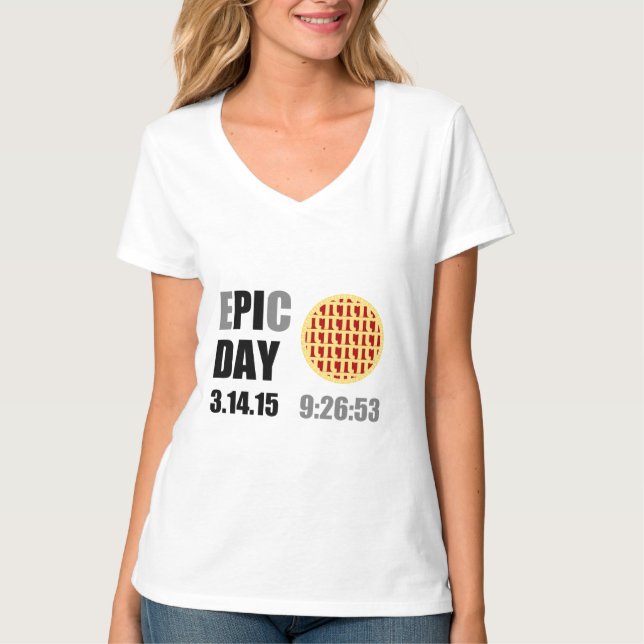 T-shirts Epic Pi Day - E"PI"C DAY (Frente)