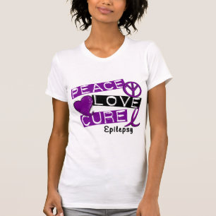 T-SHIRTS EPILEPSIA DA CURA DO AMOR DA PAZ