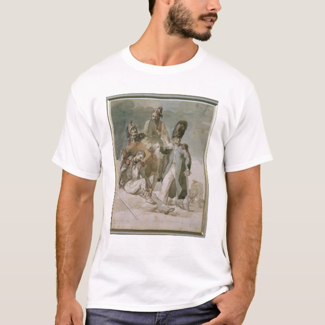 T-shirts Episódio da retirada de Napoleon (Frente)