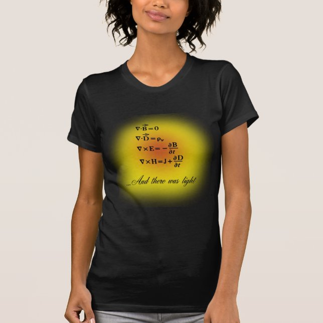 T-shirts Equações de Maxwell (Frente)