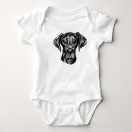 T-shirts Equipamento do bebê de great dane