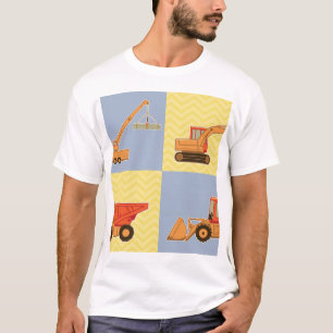 T-shirts Equipamentos pesados do transporte - lisos e