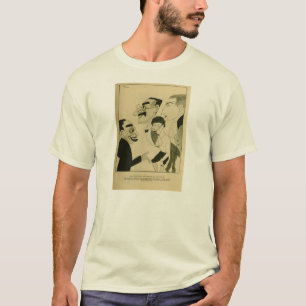 T-shirts Equipe 1924 da comédia da caricatura dos irmãos 