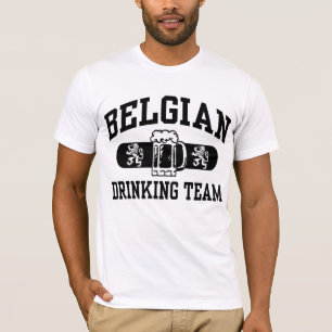 T-shirts Equipe belga do bebendo