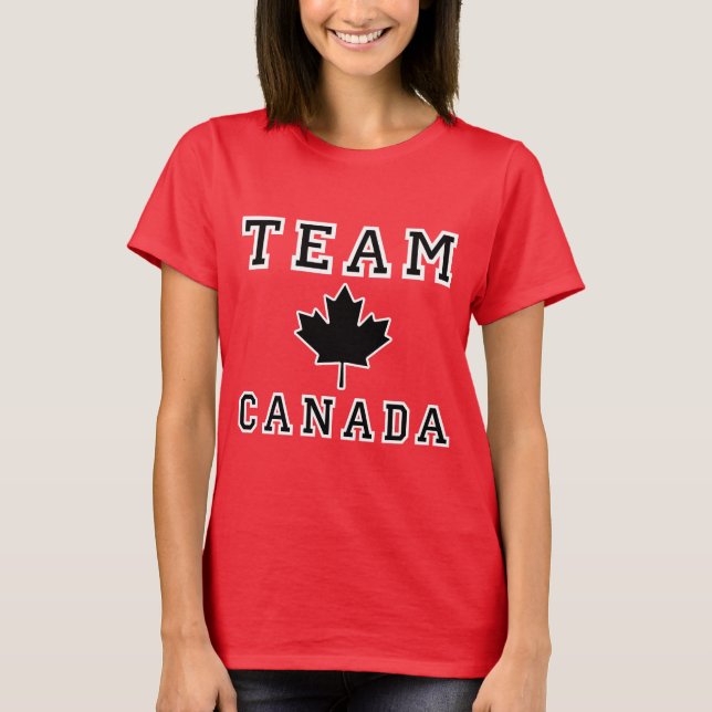 T-shirts Equipe Canadá (Frente)