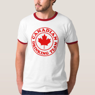 T-shirts Equipe canadense do bebendo