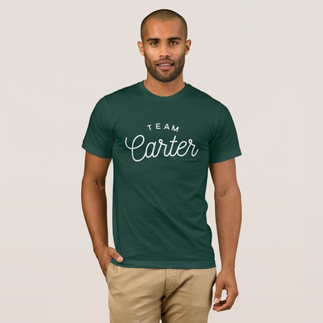 T-shirts Equipe Carter (Frente Completa)