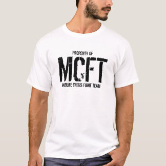 T-shirts Equipe da luta da crise do Midlife