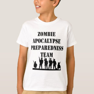 T-shirts Equipe da prontidão do apocalipse do zombi