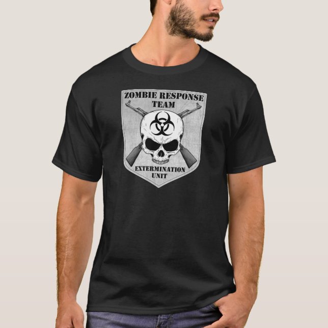 T-shirts Equipe da resposta do zombi (Frente)