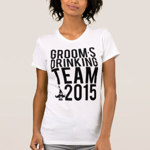 T-shirts Equipe de bebendo do Groom 2015
