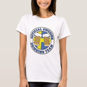 T-shirts Equipe de Bebendo sueca oficial
