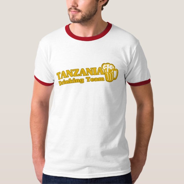 T-shirts Equipe de Bebendos da Tanzânia (Frente)