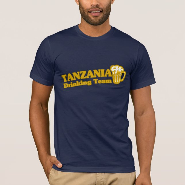 T-shirts Equipe de Bebendos da Tanzânia (Frente)