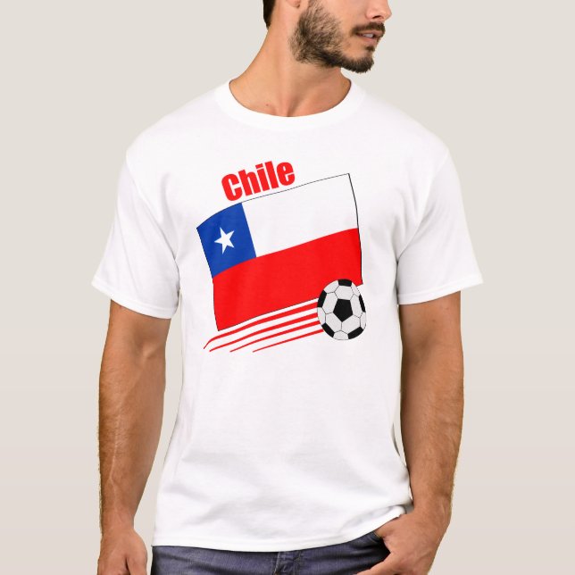 T-shirts Equipe de futebol chilena (Frente)