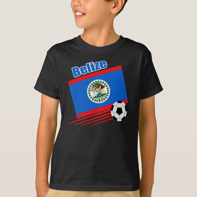 T-shirts Equipe de futebol de Belize (Frente)