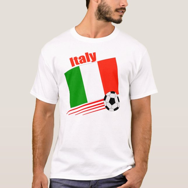 T-shirts Equipe de futebol de Italia (Frente)