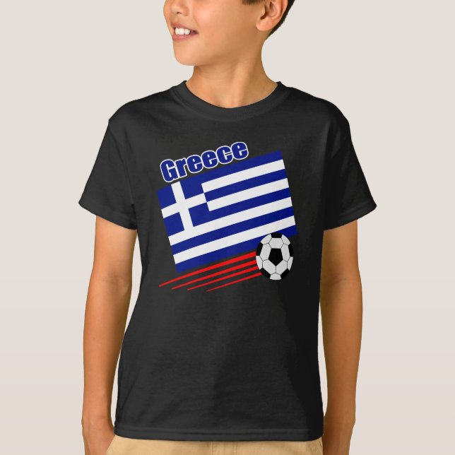 T-shirts Equipe de futebol grega (Frente)