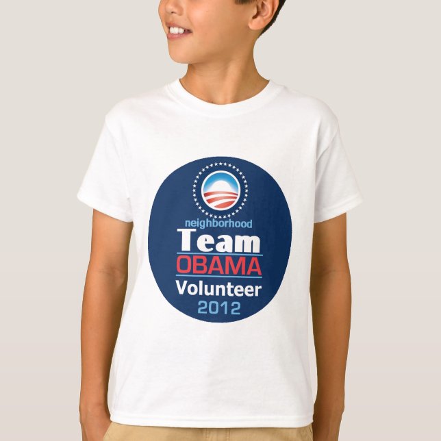 T-shirts Equipe de Obama (Frente)