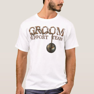 T-shirts Equipe de Suporte do Grupo de Ball and Chains