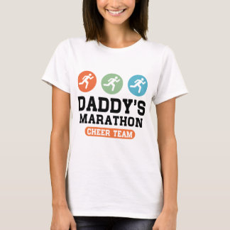 T-shirts Equipe do elogio da maratona do pai