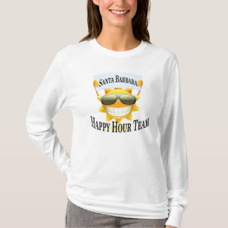 T-shirts Equipe do happy hour de Santa Barbara