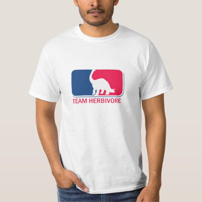 T-shirts Equipe Herbivore Vegetarian Vegan (Frente)