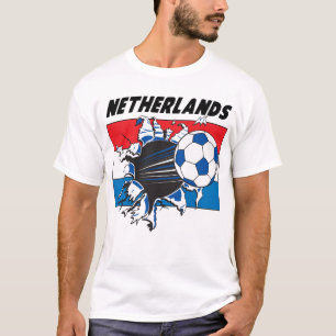 T-shirts Equipe Holandesa de Futebol Futebol
