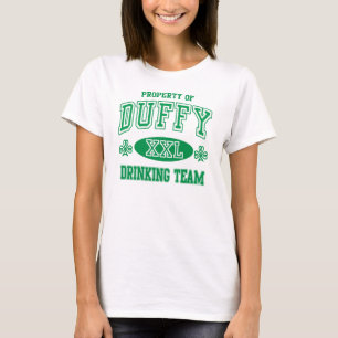 T-shirts Equipe irlandesa bonito do bebendo de Duffy