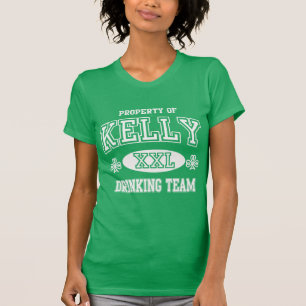 T-shirts Equipe irlandesa do bebendo de Kelly