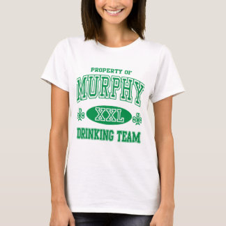 T-shirts Equipe irlandesa do bebendo de Murphy