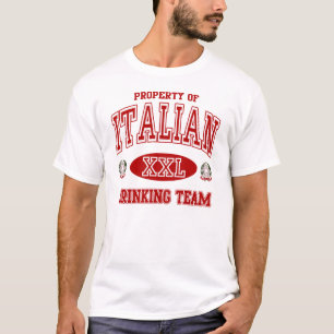 T-shirts Equipe italiana do bebendo
