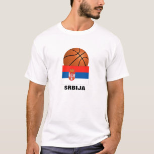 T-shirts Equipe Nacional de Basquete da Sérvia