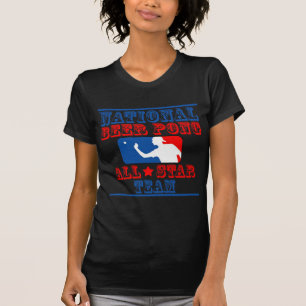 T-shirts Equipe nacional de Pong da cerveja