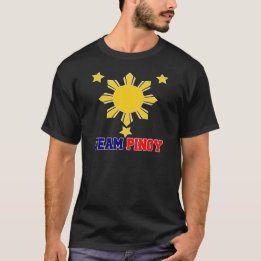 T-shirts Equipe Pinoy 3 estrelas e um Sun