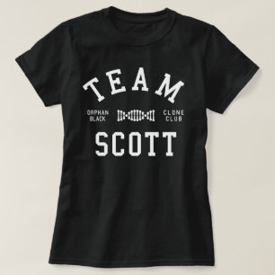 T-shirts Equipe preta órfão Scott