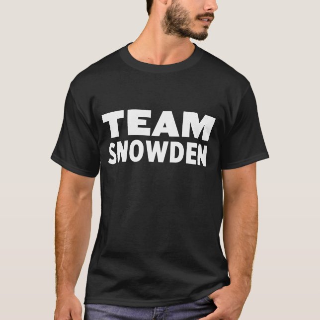 T-shirts Equipe Snowden (Frente)